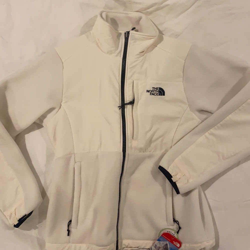 NWT WOMEN’S NORTH FACE DENALI 2 JACKET WHITE SZ M